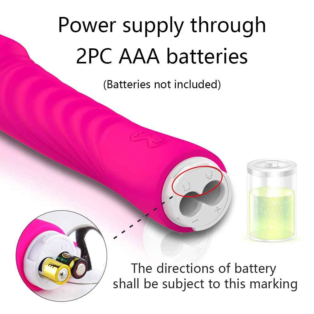 G-Spot Vibrator for Women - Realistic Silent Dildo with 10 Vibrations, Waterproof Soft Silicone Adult Toy for Clitoris, Nipple & Vagina, Perfect for Solo or Couples