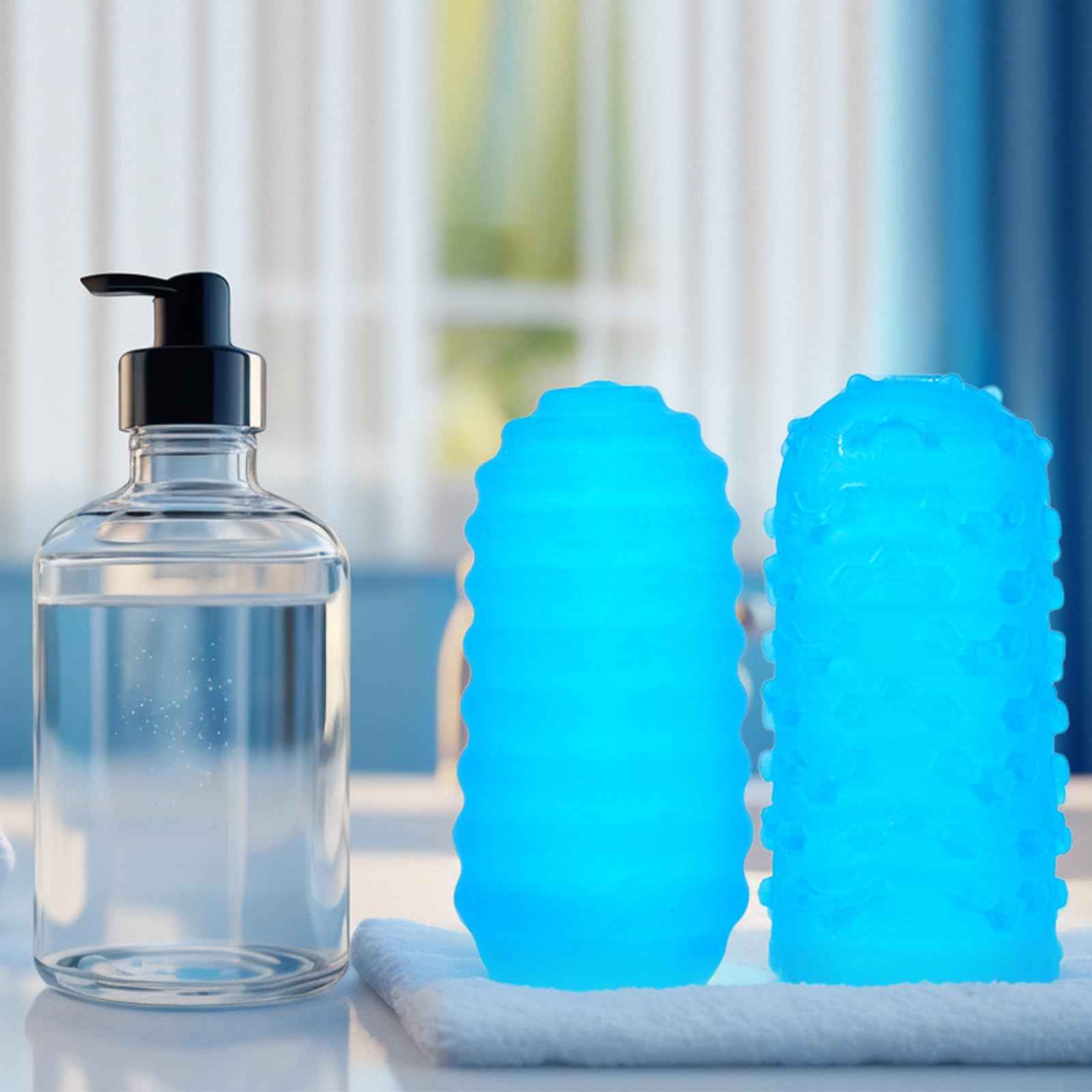 Male Masturbator Adult Sex Toys for Men - Spinning Textured Stroker Pocket Pussy for Men Masturbation, Ultra-Soft Stretchy Egg Penis Sex Toy with Storage Box, Pocket Pussies Masturbators