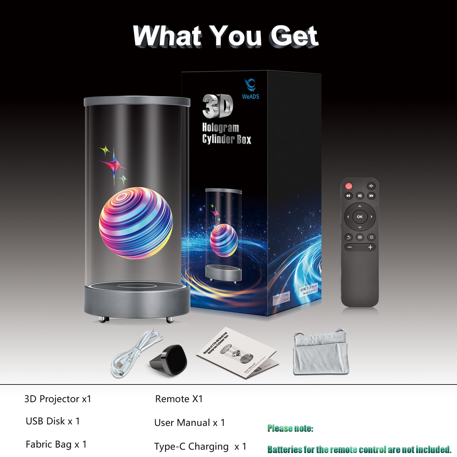 WeADS 3D Digital Signage Display, WiFi Smart Advertising