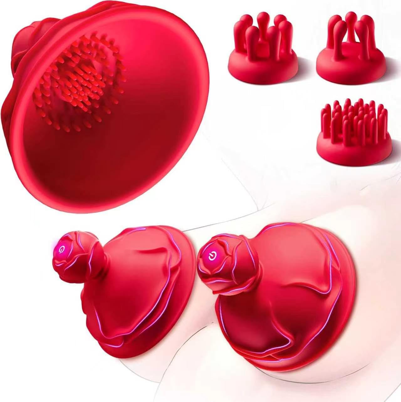 2026 Enhanced Mode Hands Free Nipple Sucking Sensory Toys Woman, Tongue Licker & 4X Suction & 9X Vibration Mode, Clitotial Stimulator Tool m7682q