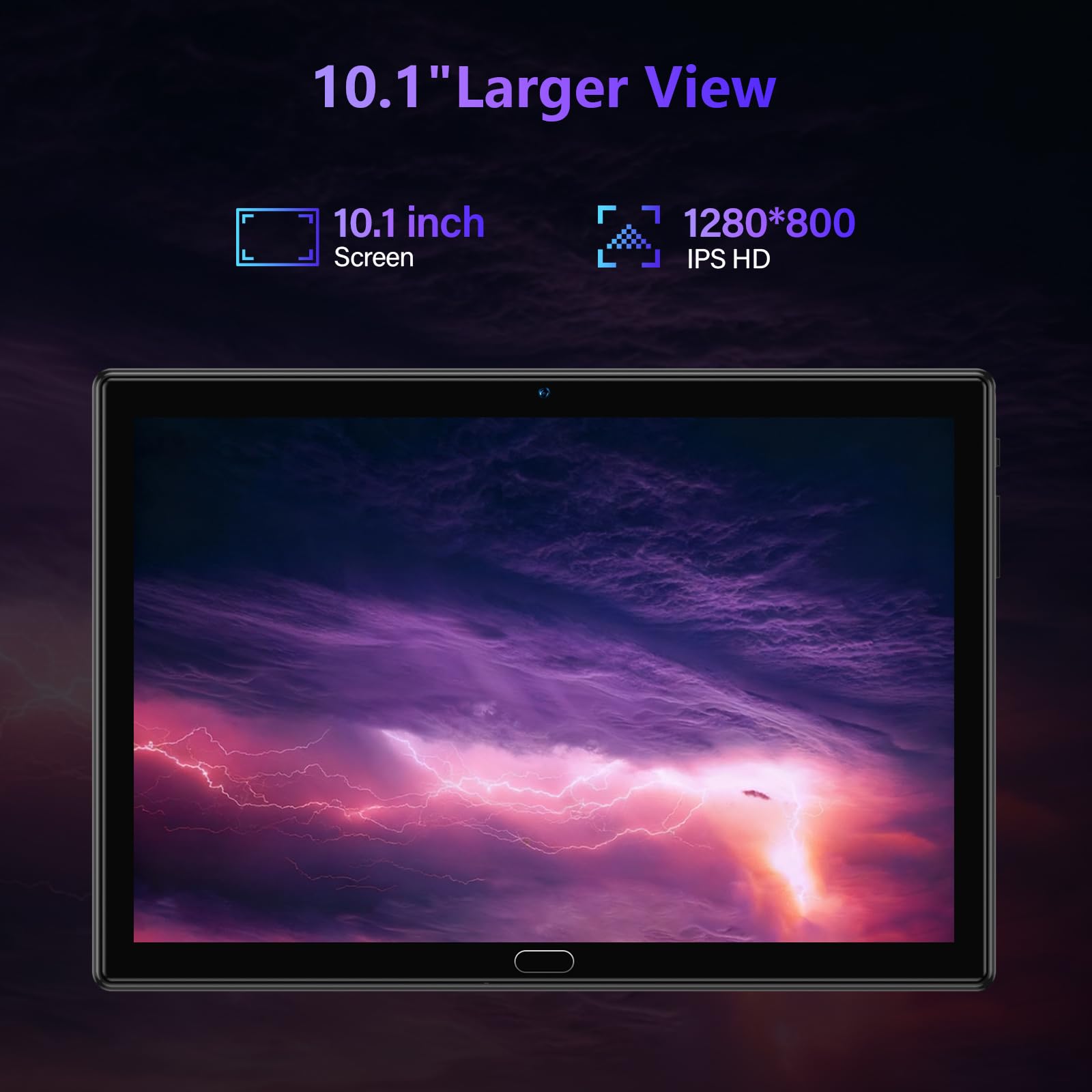 ANTEMPER Tablet 10.1 Inch-Android Tablet 64GB ROM 1TB D118A-F