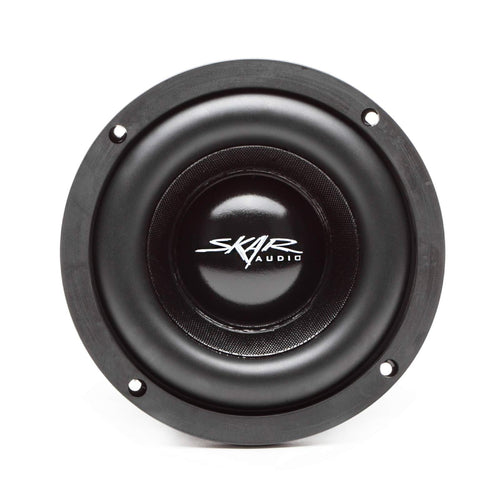(2) Skar Audio EVL-65 D4 6.5" 400 Watt Max Power Dual 4 Ohm Car Subwoofers, Pair of 2, BNDLE-EVL-65D4x2