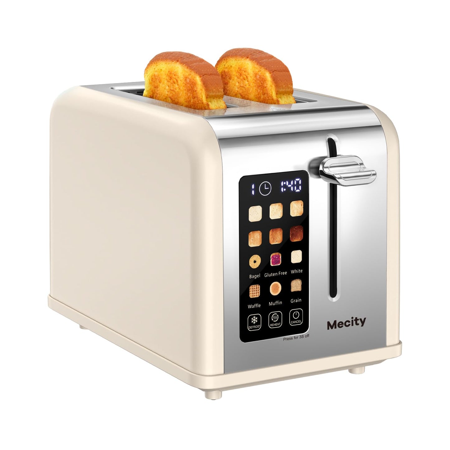 Mecity 2 Slice Toaster Touch Screen