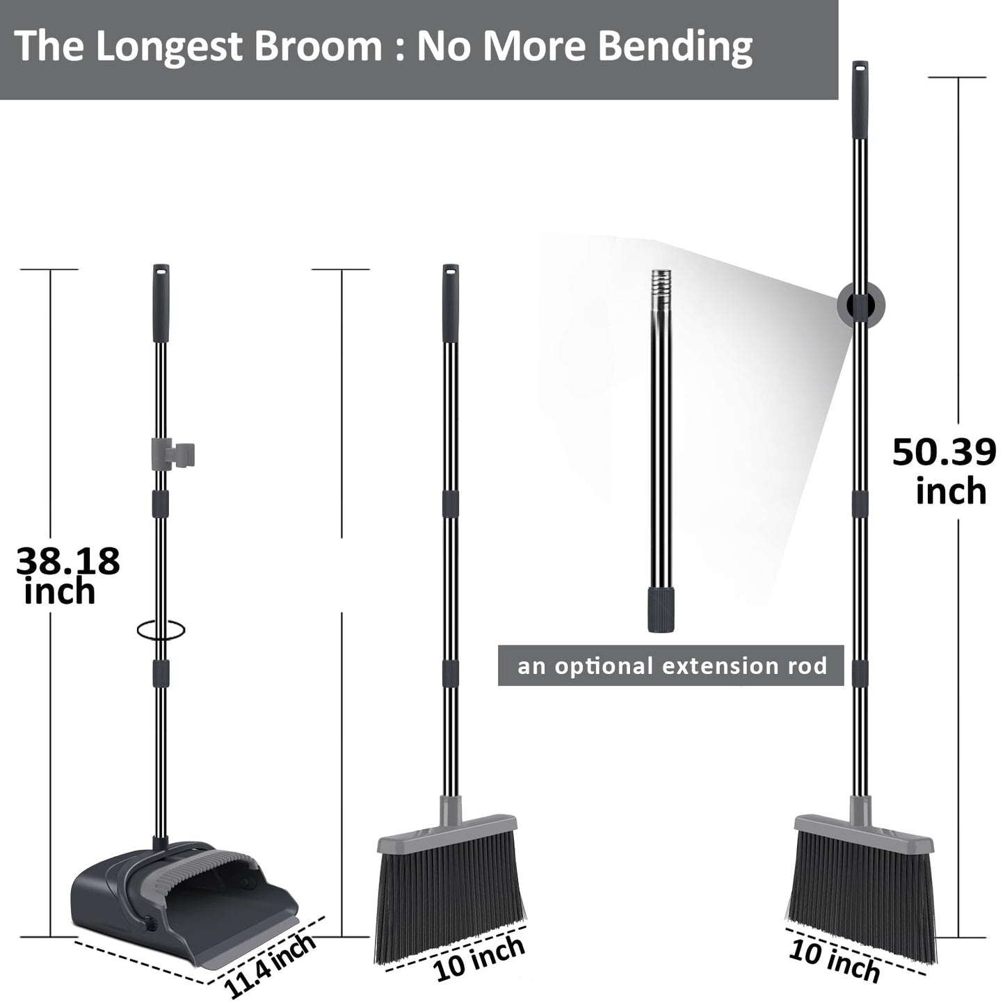 kelamayi Broom and Dustpan Set