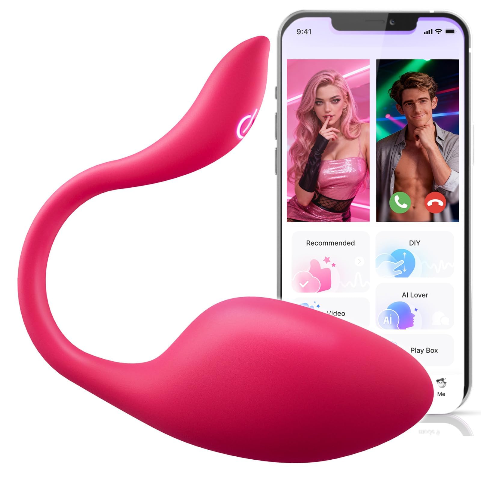 Adult Sex Toys Vibrator for Couples-APP Wearable Panty Vibrator,Long Distance Remote Control Vibrator, G Spot Clitoral Stimulator, Rechargerable Anal Dildo Vibrators Sex Toy for Women