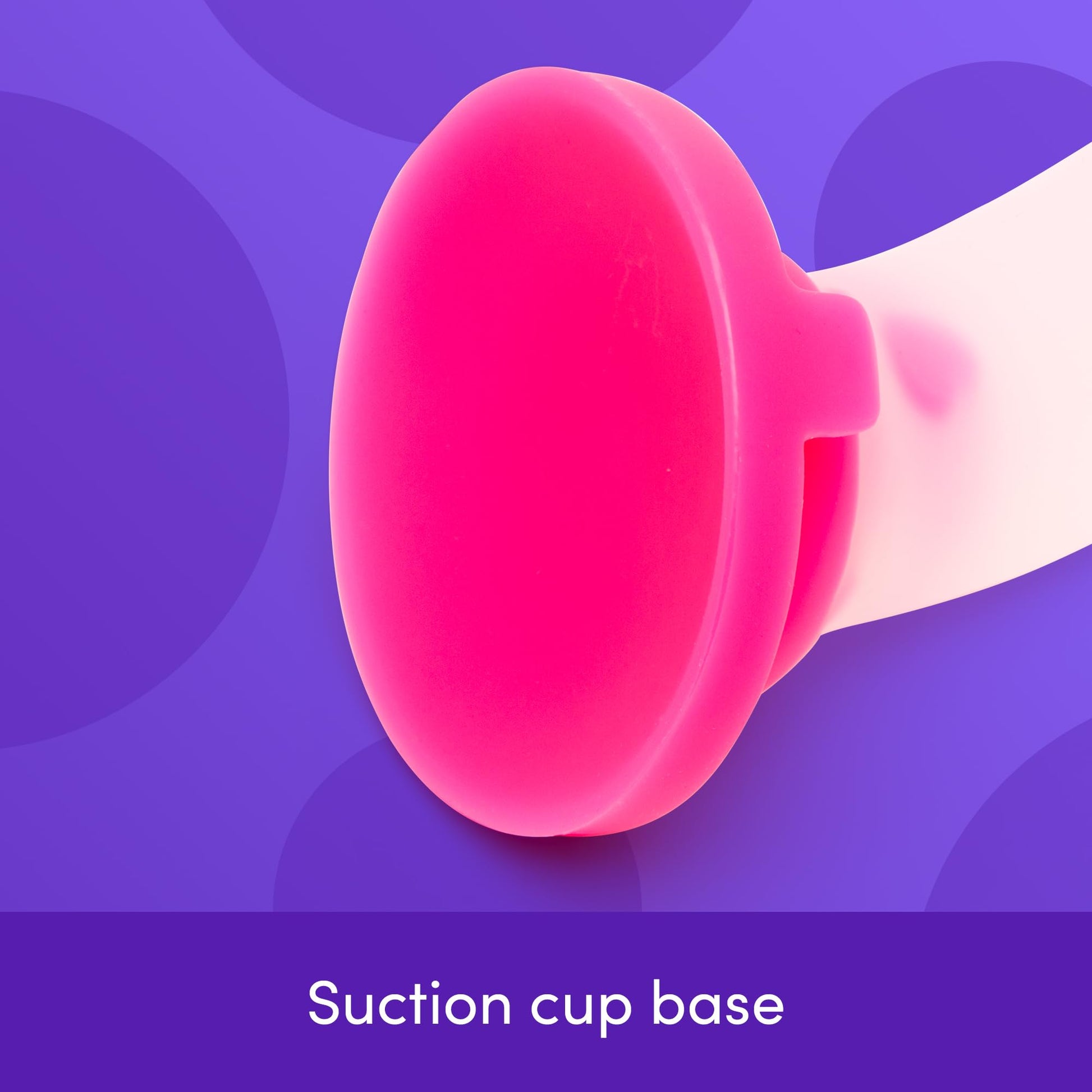 Lovehoney Heart Realistic Dildo - 8 Inch Suction Cup Dildo for Women - Liquid Silicone Curved Strap On Harness Compatible - Curved G Spot Stimulator - Adult Sex Toys for Couples - Clear & Pink