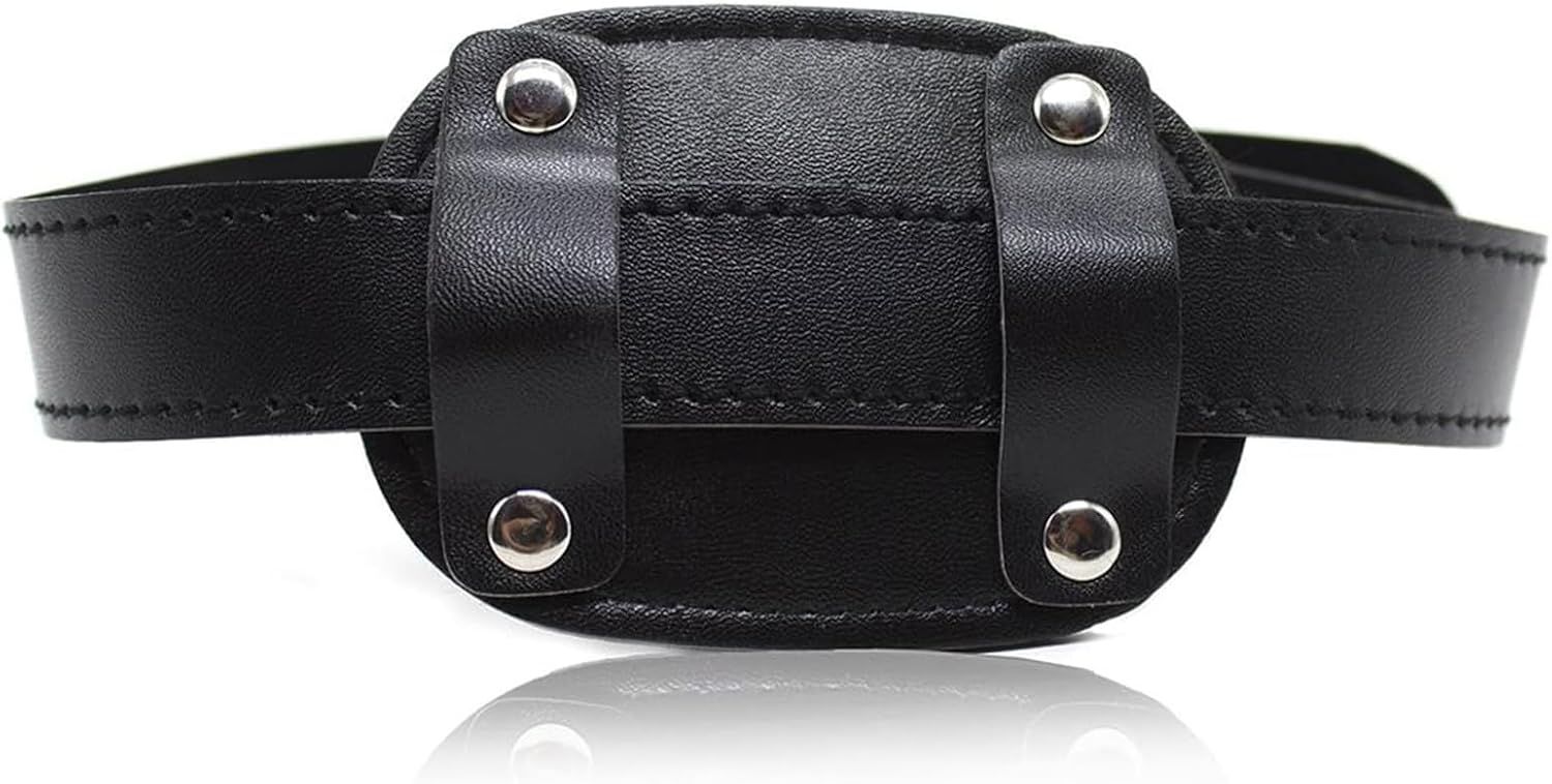 Dildo Gag SM Realistic Silicone Penis Mouth Ball Gag with Lock Adjustable Leather Bondage Restraints Straps for Adult Couples BDSM Sex Game Fantasy Mouth Sex Toy