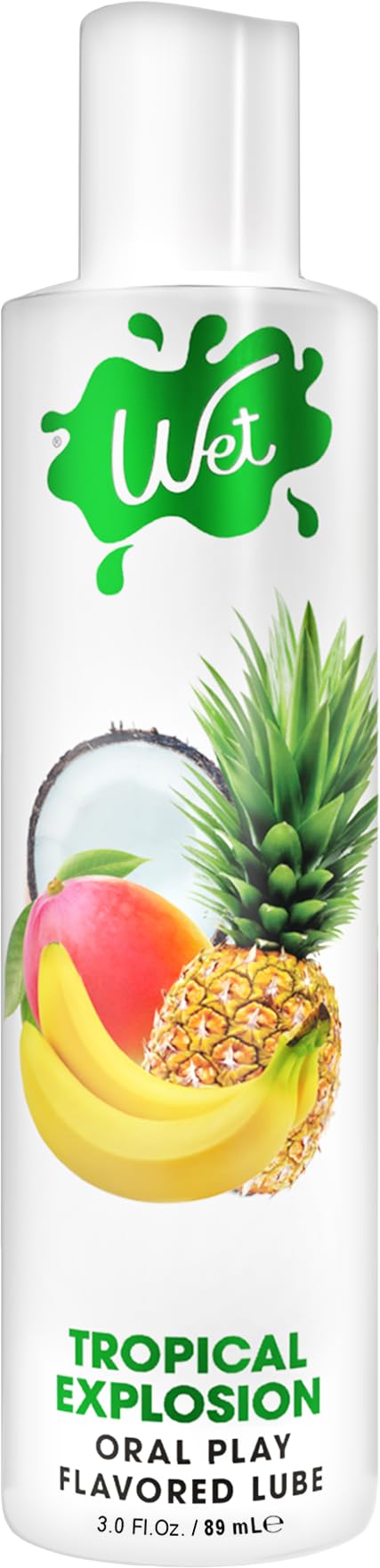 Wet Water-Based Flavored Lube for Men, Women & Couples