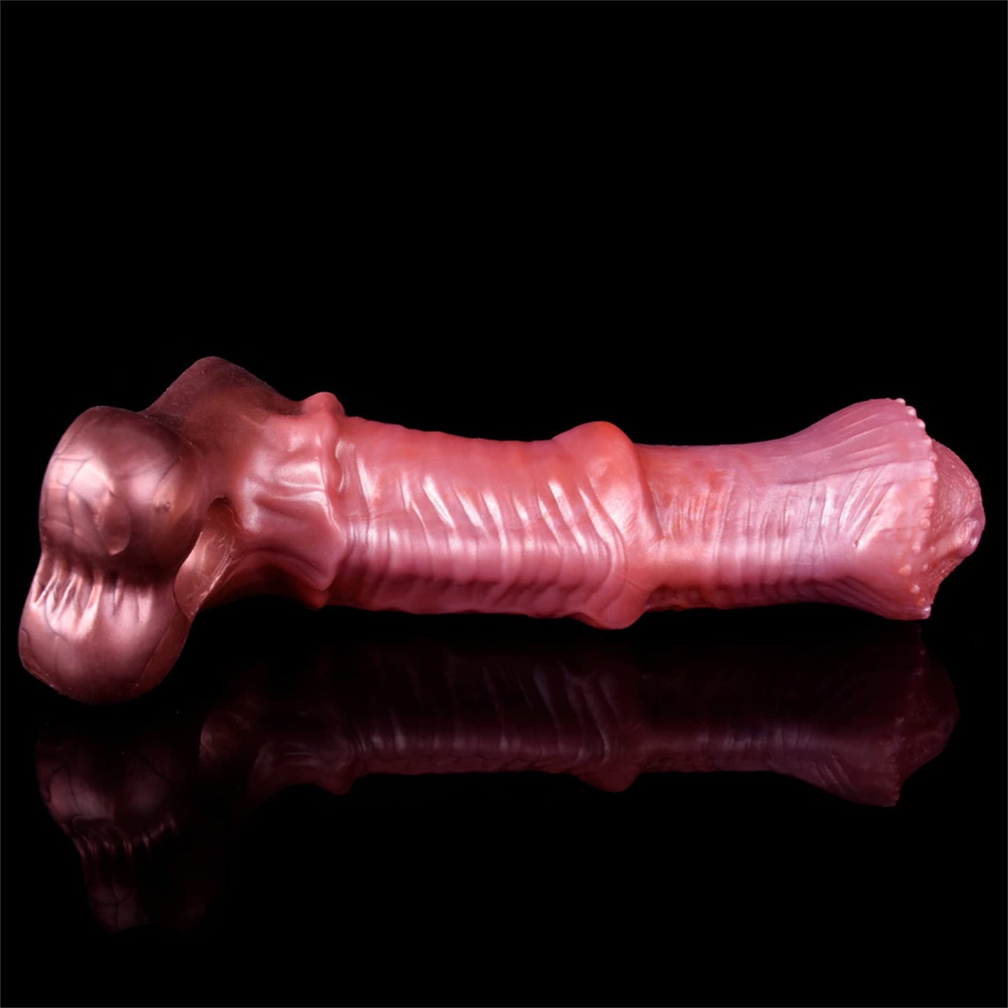 ZEEHUU 8.07in Horse Penis Extender Sleeve Men Penis Enlargement Sleeve: Silicone Penis Sleeve Enlarger with Cock Ring, Realistic Animal Cock Sleeve Men Adult Sex Toy