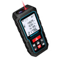 Laser Measure Device, MiLESEEY Digital Laser Tape Measure with Upgrade Electronic Angle Sensor, 2mm Accuracy, Area Measurement,Volume and Pythagoras, 2" LCD Backlit,Mute, Battery Included