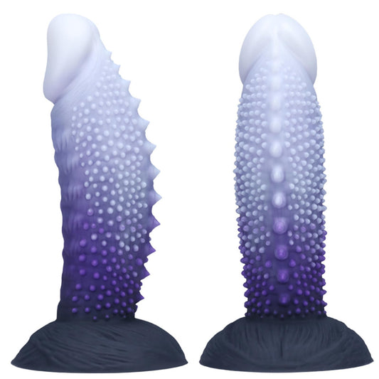 Realistic Monster Silicone Anal Dildo for Women, Colorful Huge Thick Flexible G-spot Stimulator Liquid Dildo Adult Sex Toy with Strong Suction Cup, Anal Plug Prostate Massager