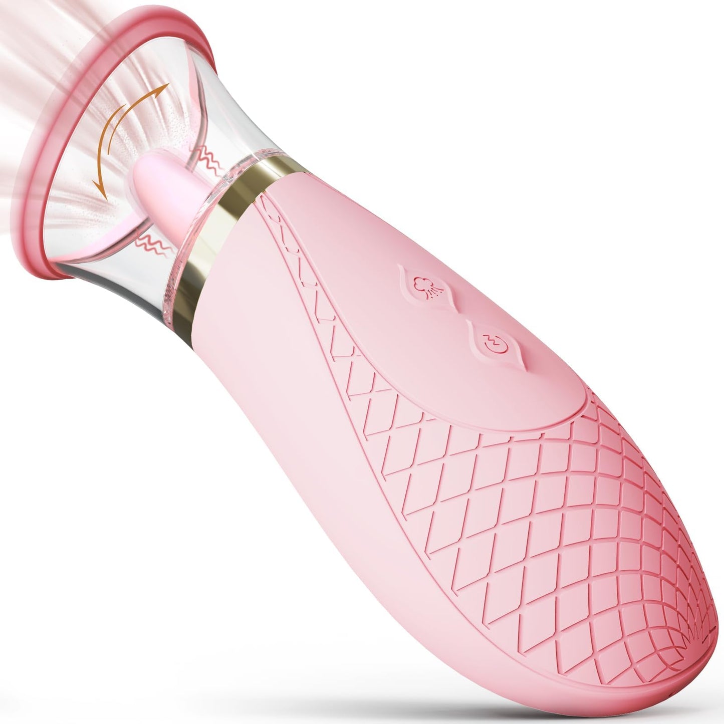 Nipple Viboators for Women, Licking & Vibration & Thrusting Jelly Lips Tongue, Sucker Toys Y122*