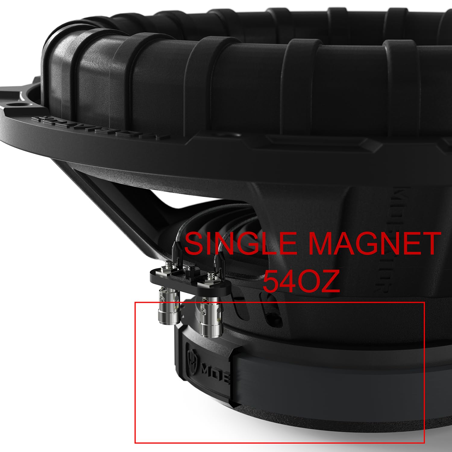 MOBIATOR-12 1200W Max Power Dual 4 Ohm Car Subwoofer, Easy to Install, Black-S224