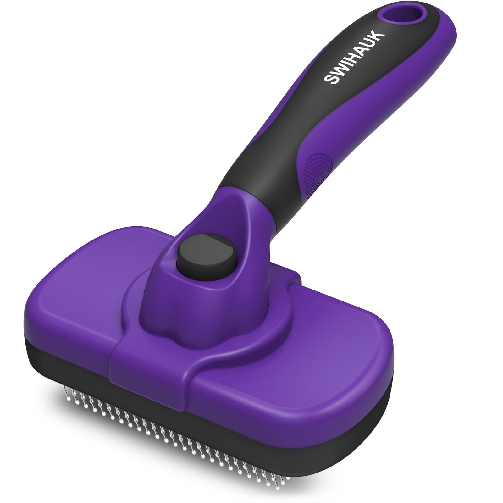 SWIHAUK Self Cleaning Slicker Brush for Pets
