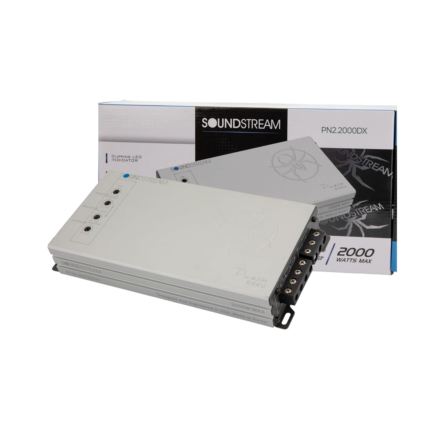 Soundstream Picasso Nano Series of Car Stereo Amplifiers, Monoblock Amps, 4 Channel Amp, 5 Channel Car Audio Amplifier, Mono and Multichannel Amps
