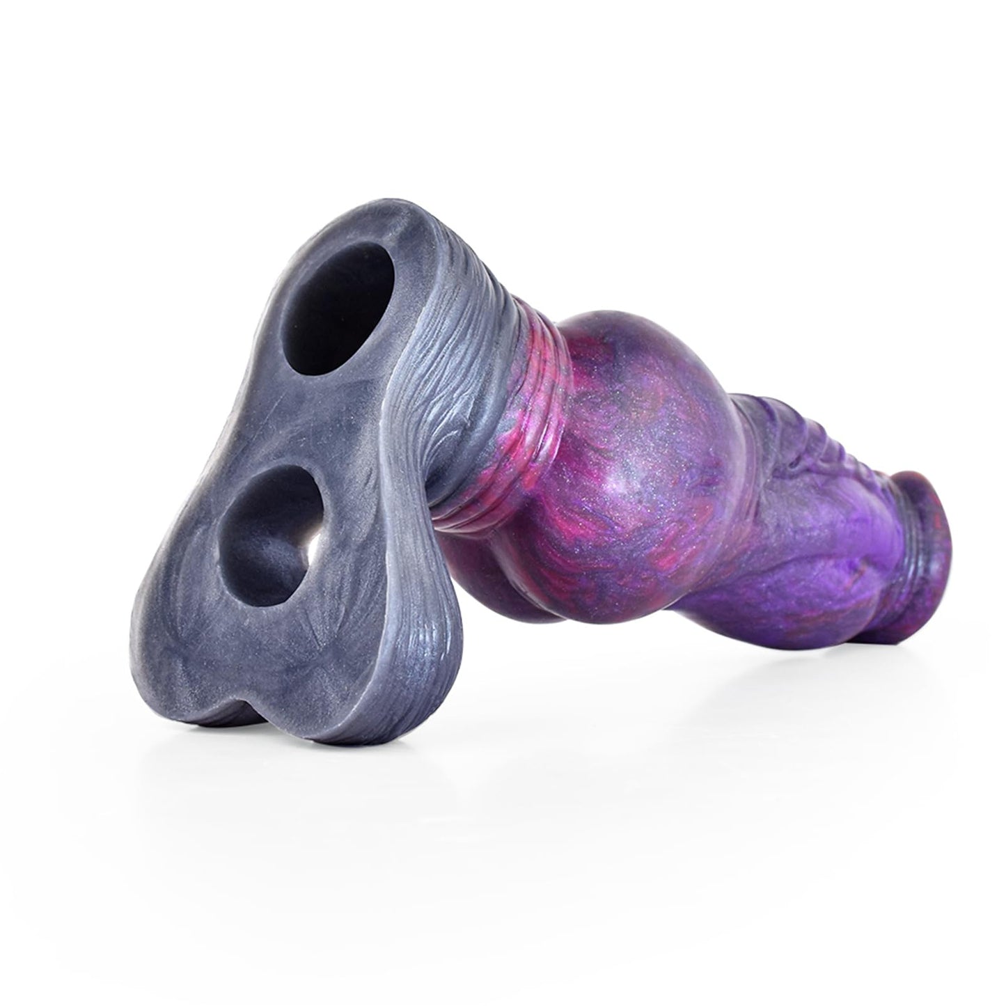 ZEEHUU Monster Penis Extender Sleeve with Cock Ring: Male Penis Sleeve Enlarger Silicone Penis Cover Adult Sex Toy, Knot Penis Sheath for Men