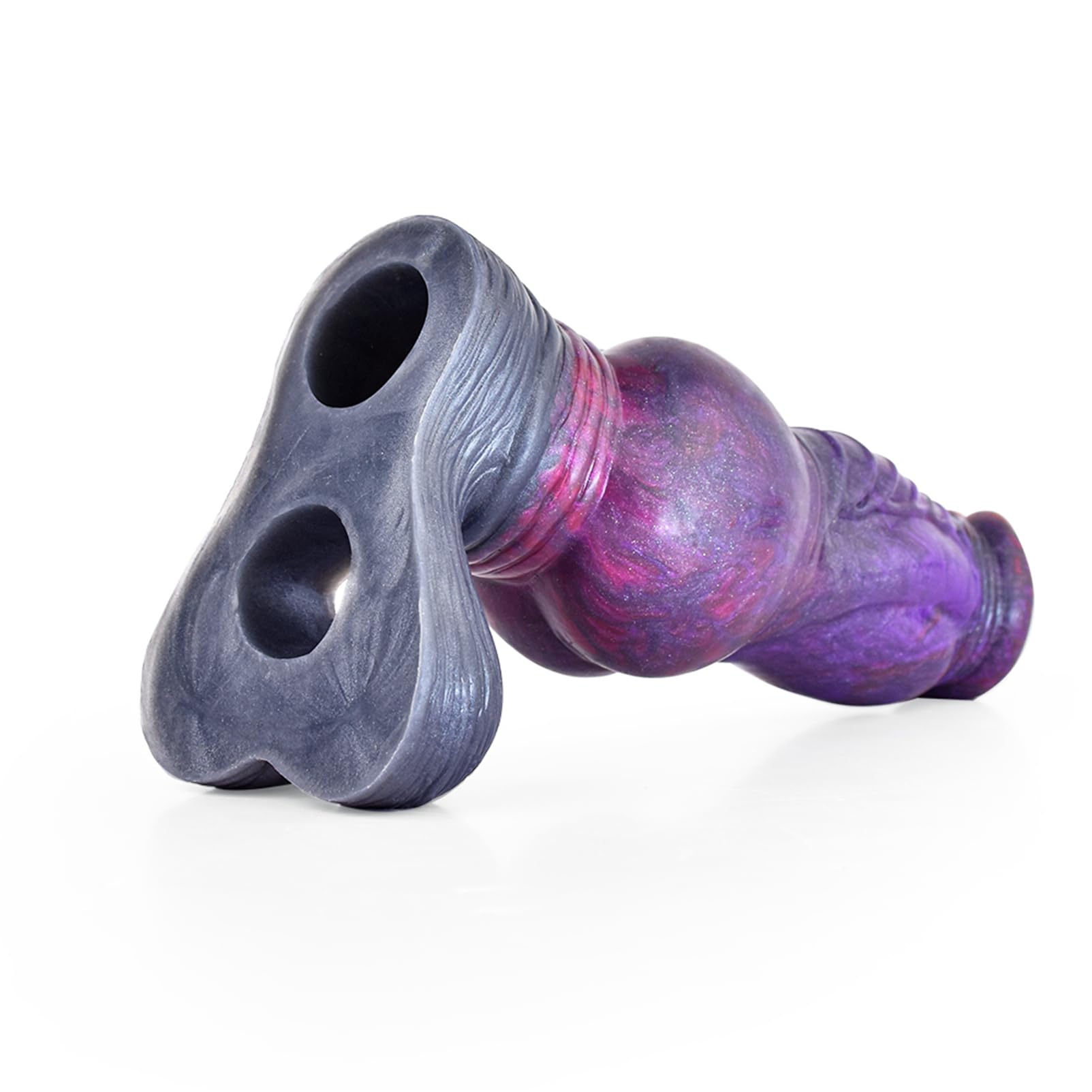 ZEEHUU Monster Penis Extender Sleeve with Cock Ring: Male Penis Sleeve Enlarger Silicone Penis Cover Adult Sex Toy, Knot Penis Sheath for Men