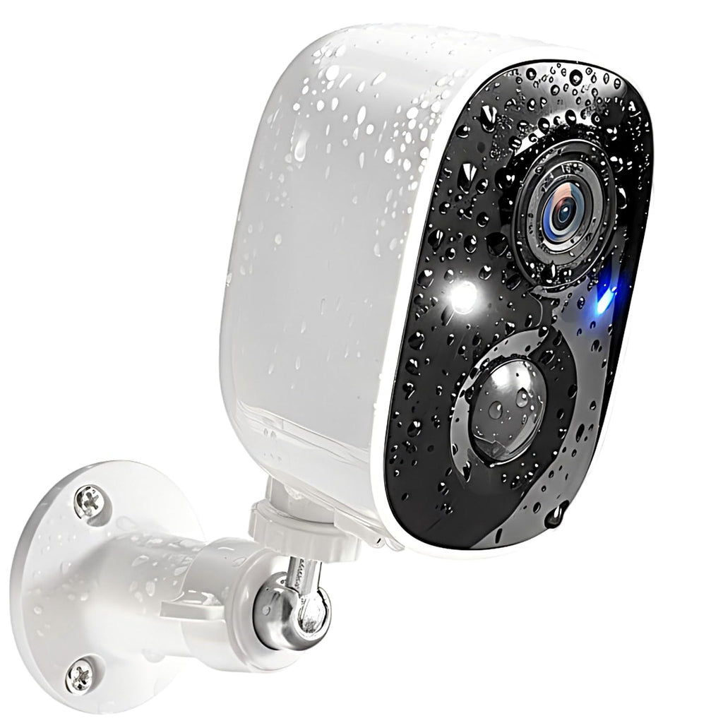 GMK Security Cameras Wireless Outdoor, WiFi Battery Powered Camera, 2-Way Talk IP65 Waterproof, Remote Access, Cloud/SD Storage