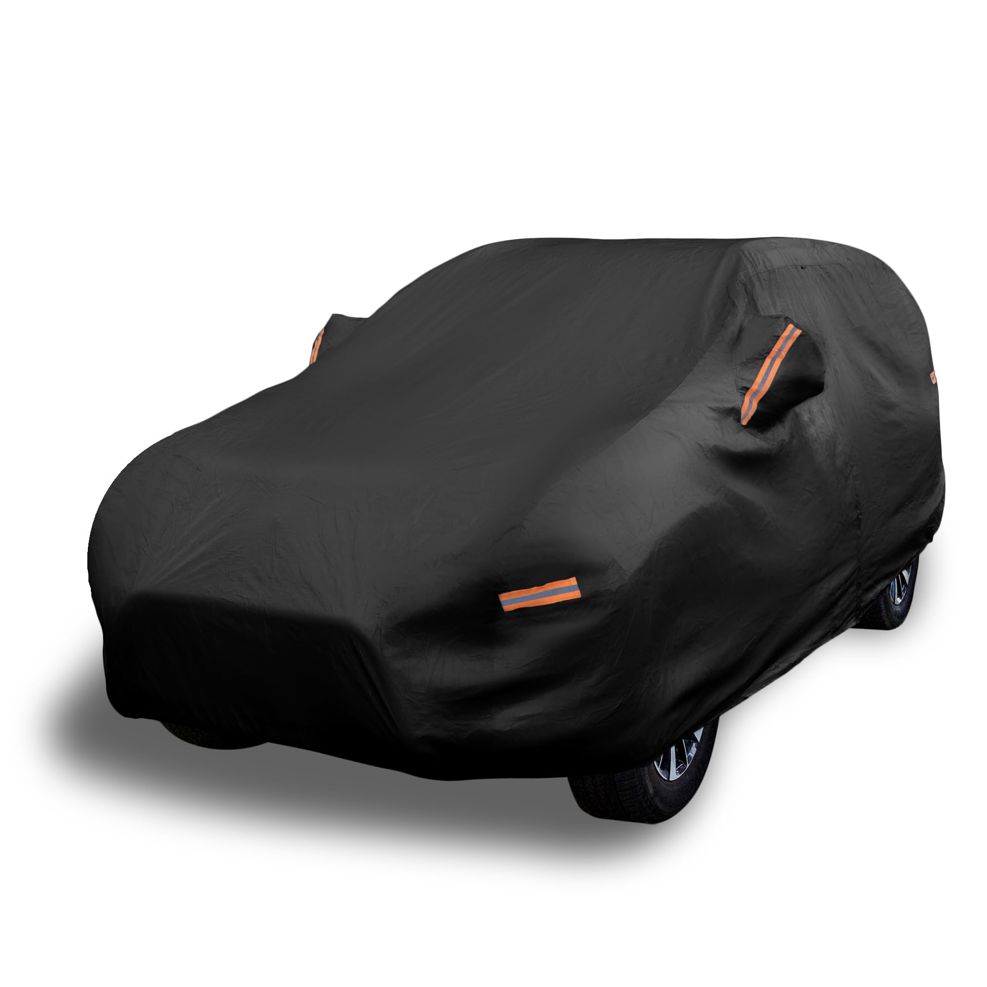 EzyShade 10-Layer Car Cover Waterproof All Weather. See Vehicle Size-Chart for Accurate Fit. Outdoor Full Exterior Covers for Automobiles Sedan Hatch. Rain Sun Snow.