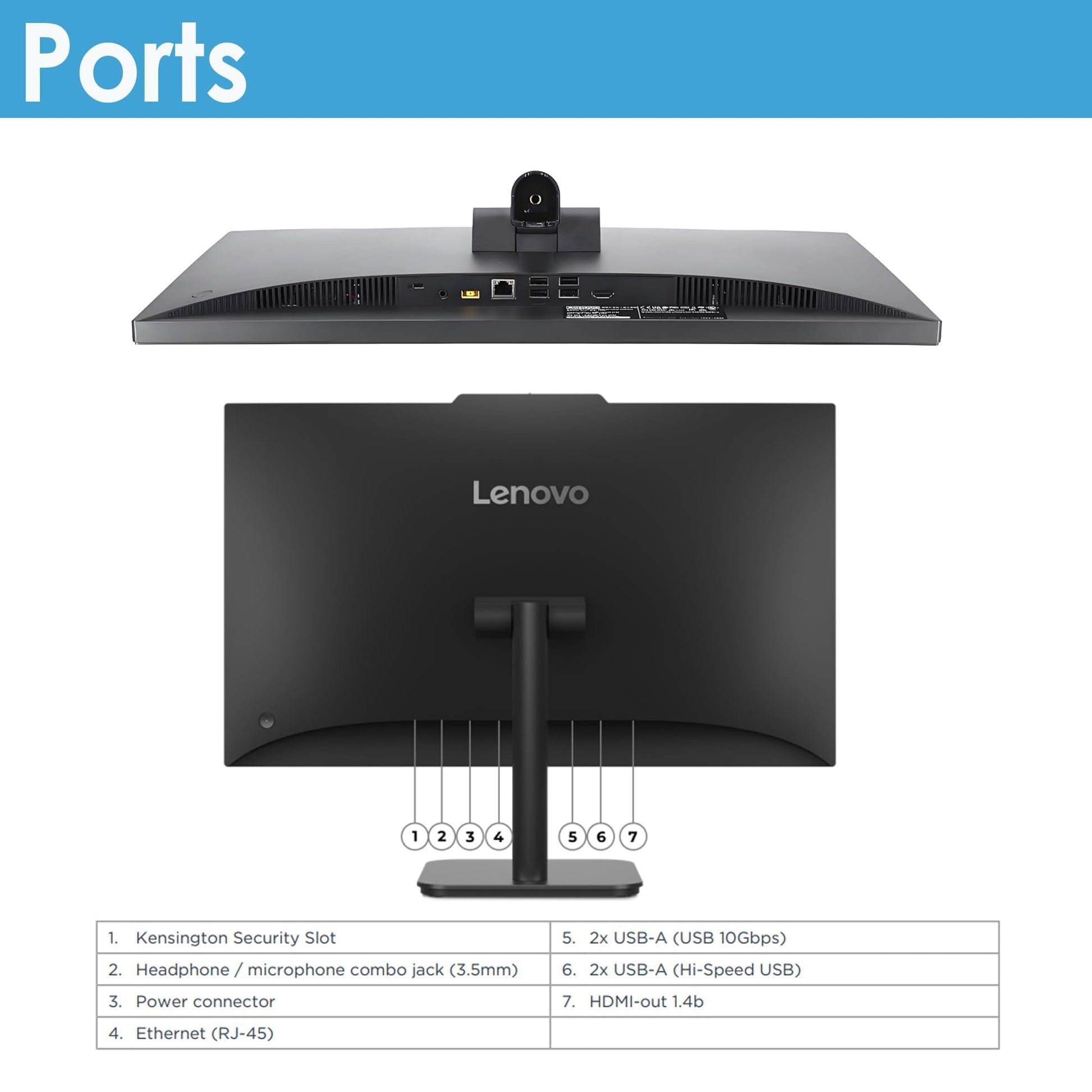 Lenovo V100 23.8" FHD All-in-One Desktop Computer