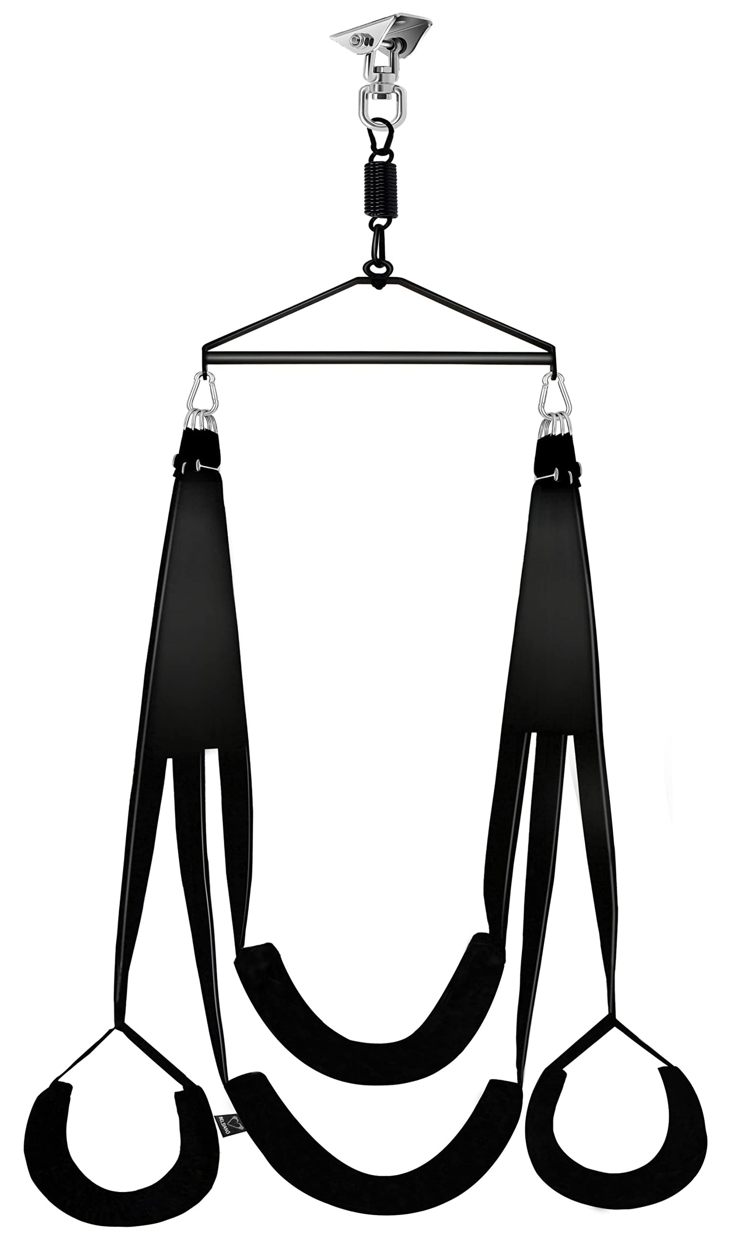 BELSIANG Adult Sex Swing,360 Degree Spinning Ceiling Indoor Swing, Sex Swivel Sling Set with Premium Paint Stand and Widened Thick Comfortable Toys for Couples(Ultimate Enhanced)
