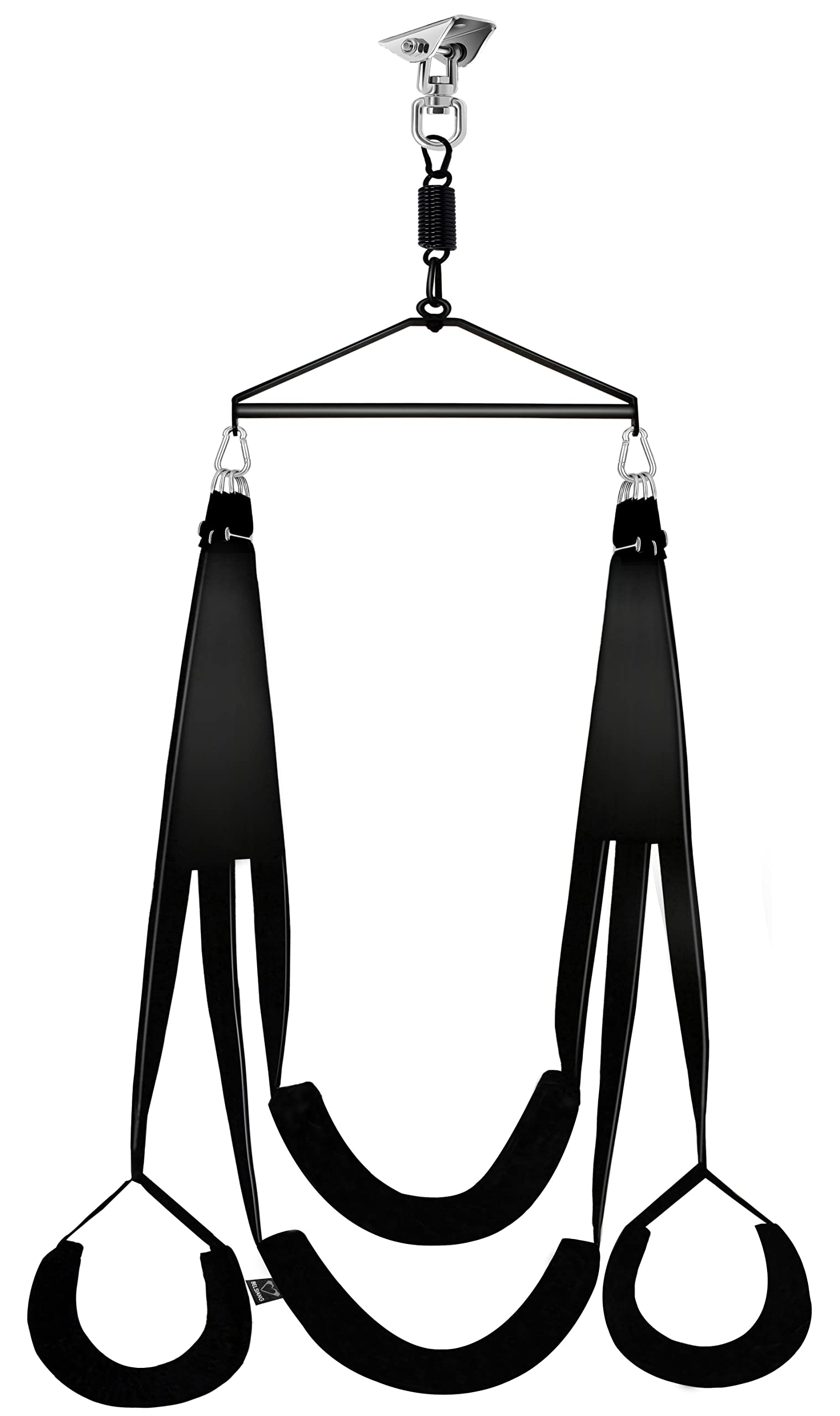 BELSIANG Adult Sex Swing,360 Degree Spinning Ceiling Indoor Swing, Sex Swivel Sling Set with Premium Paint Stand and Widened Thick Comfortable Toys for Couples(Ultimate Enhanced)