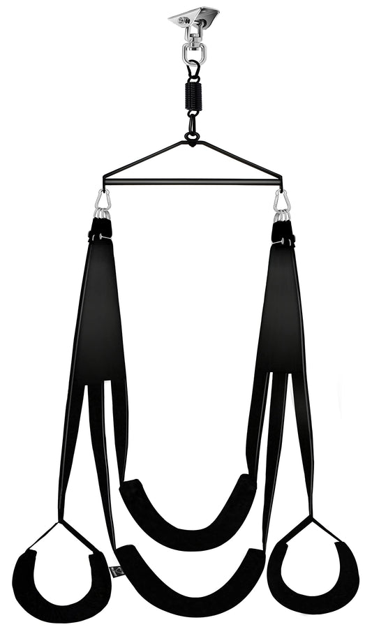 BELSIANG Adult Sex Swing,360 Degree Spinning Ceiling Indoor Swing, Sex Swivel Sling Set with Premium Paint Stand and Widened Thick Comfortable Toys for Couples(Ultimate Enhanced)