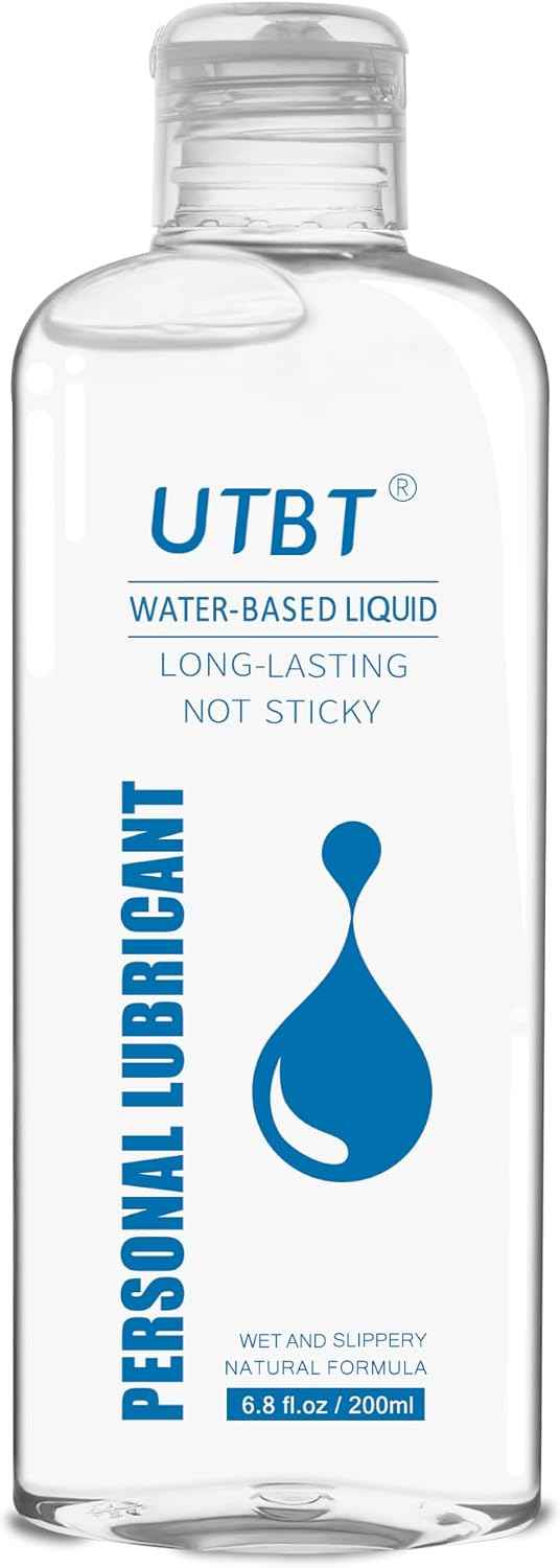 Water Based Lube Personal Lubricants,Sex Lube Toy Friendly Natural Feeling Lube for Women Men and Couples Non-Staining 6.8 Fl Oz