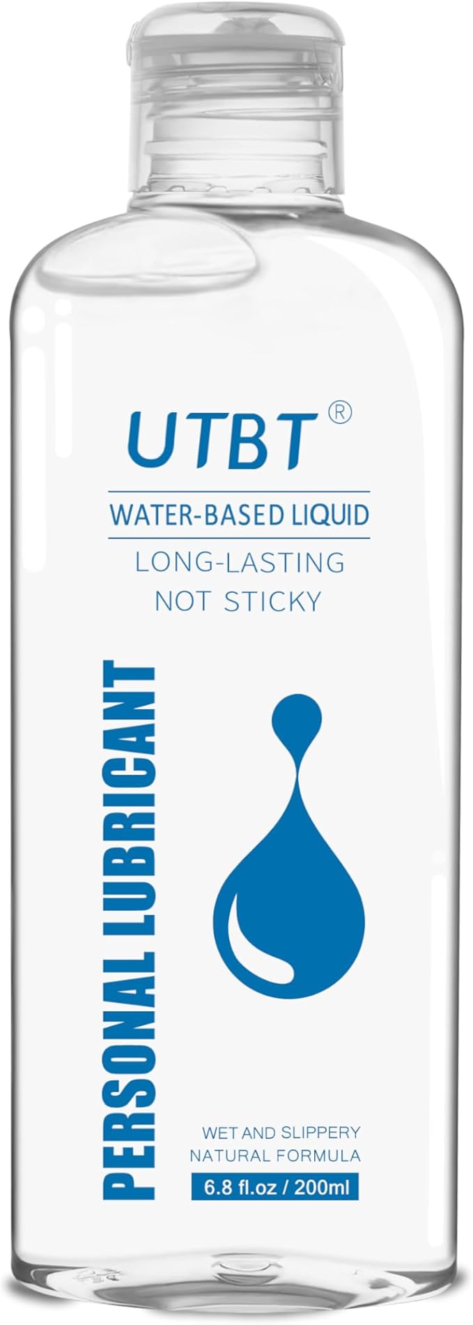 Water Based Lube Personal Lubricants,Sex Lube Toy Friendly Natural Feeling Lube for Women Men and Couples Non-Staining 6.8 Fl Oz
