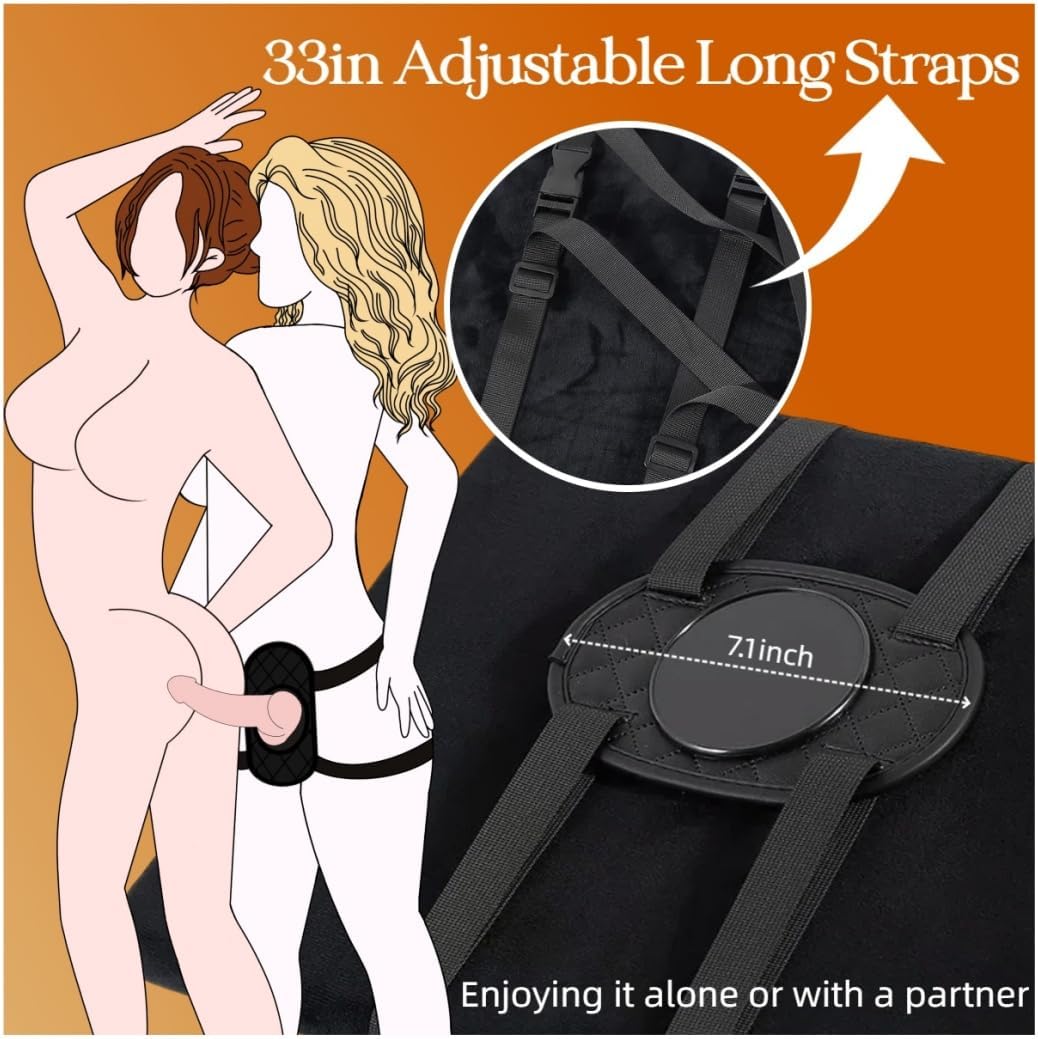 Traumhk Adjustable Suction Cup Dildo Mount Strap for Furniture