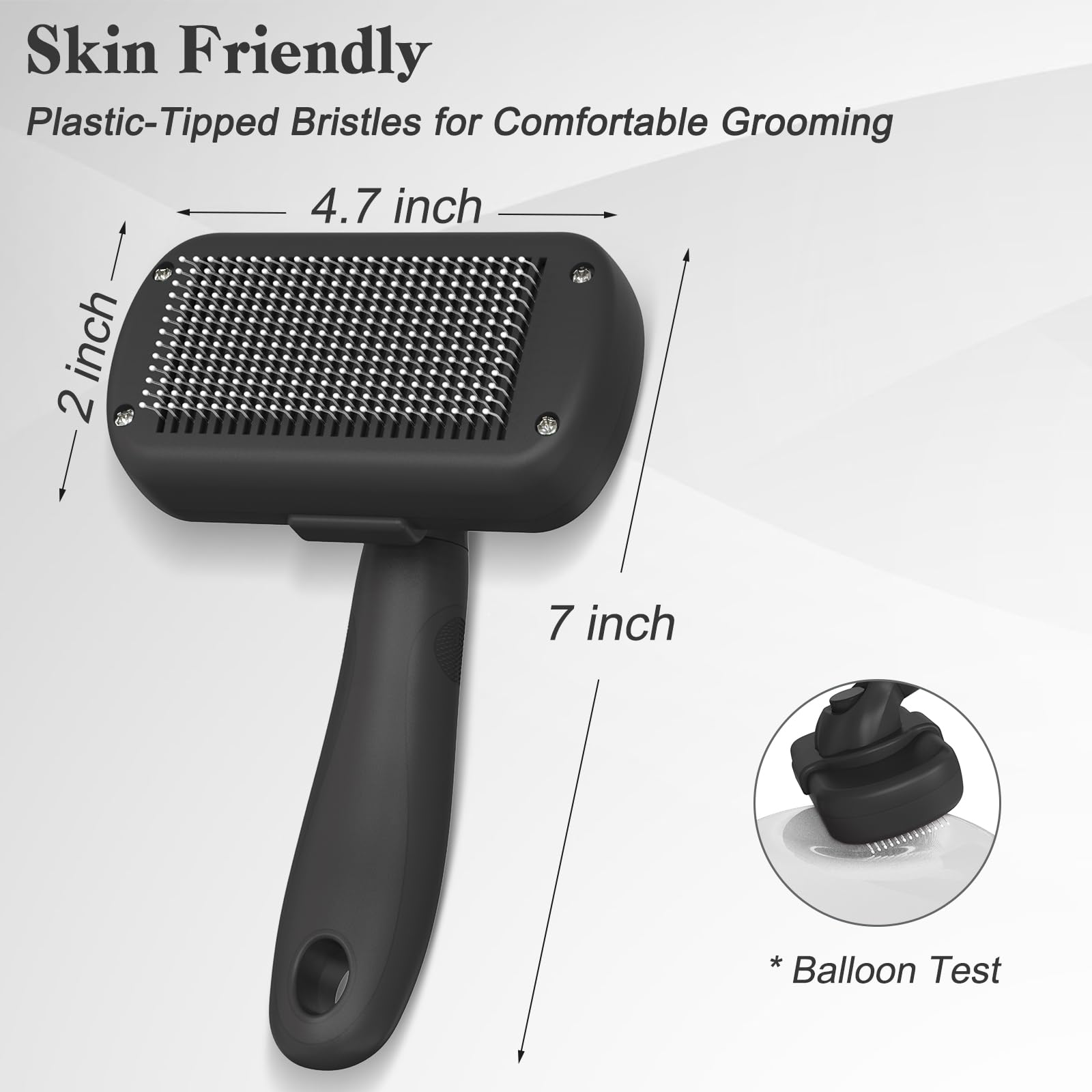 SWIHAUK Self Cleaning Slicker Brush for Pets