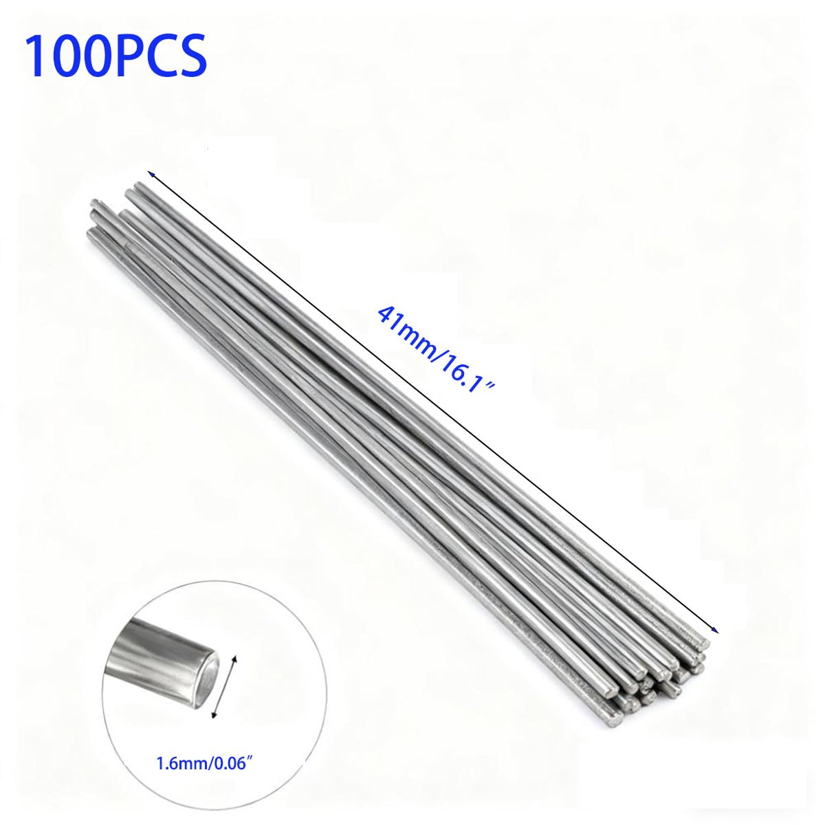 Flux Core Aluminum Welding Rods, Low Temperature Easy Melt Aluminum Welding Sticks for DIY & Household Appliance Repair