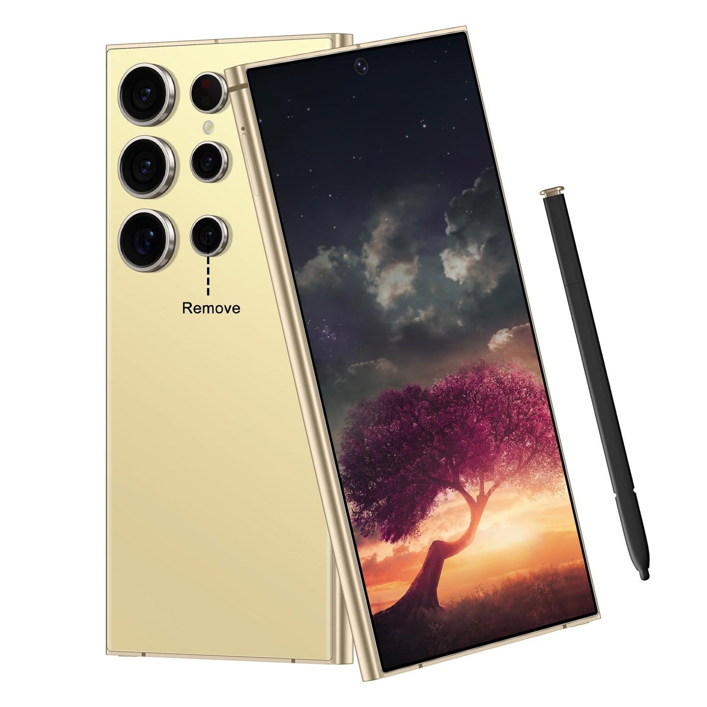 MMY I24 Ultra 5G Unlocked Smartphone,16GB+512GB Fully Cell Phone for Android 13, 6.8" Unlocked Cell Phone, 6800mAh, 48MP+108MP Dual Camera/Dual SIM/Fingerprint Lock/Face