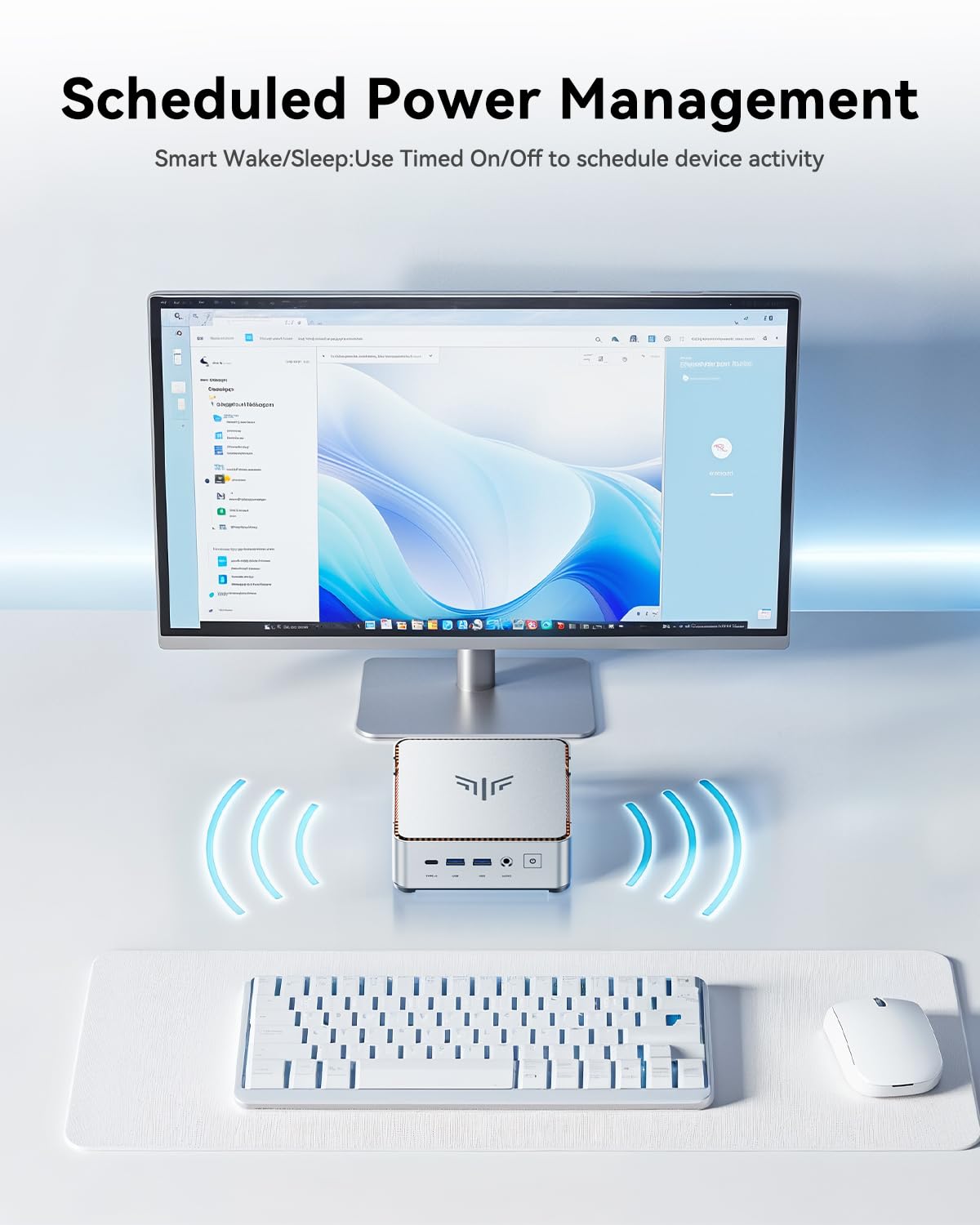 KAMRUI H2 Mini PC with Triple 4K Display