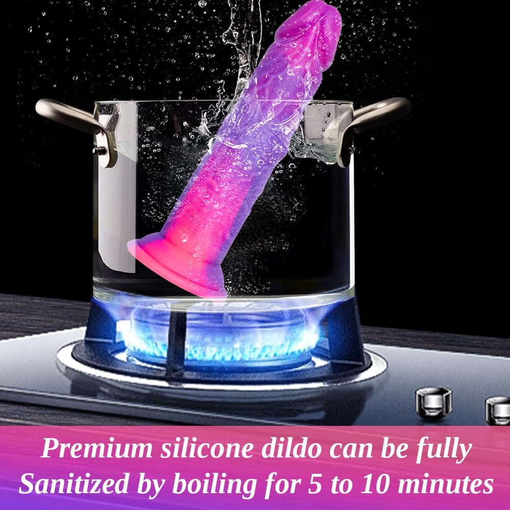 Hainuo Soft Silicone Dildo Set 7-Piece Training Kit