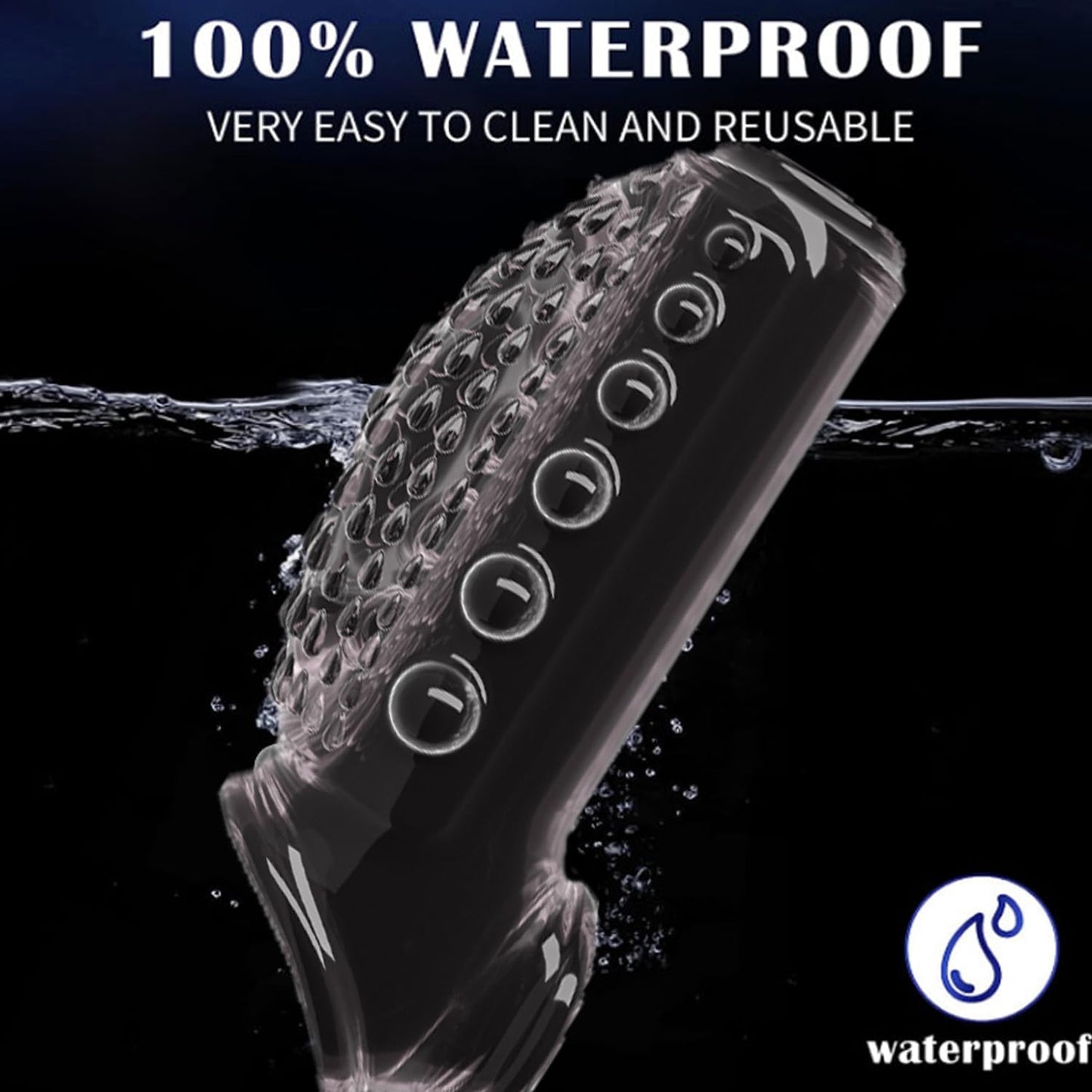Penis Sleeve Penis Pump Mens Sex Toys, Cockring Sleeve Penis Ring Extender for Male Sex Toys with Ball Stretcher, Fantasy Monster Wolf Dildo Sleeve Penis Exlarger Extension Adult Sex Toys for Couples