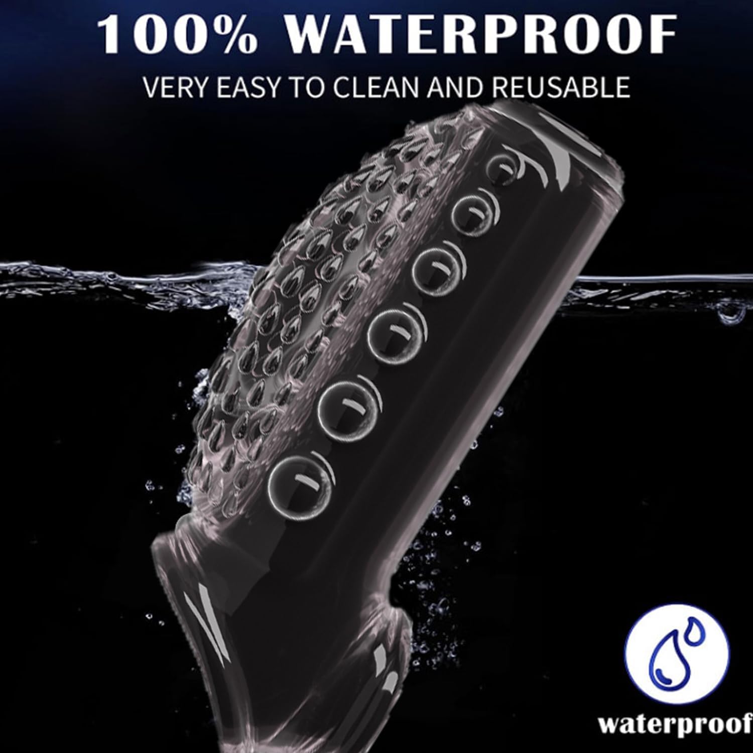 Penis Sleeve Penis Pump Mens Sex Toys, Cockring Sleeve Penis Ring Extender for Male Sex Toys with Ball Stretcher, Fantasy Monster Wolf Dildo Sleeve Penis Exlarger Extension Adult Sex Toys for Couples