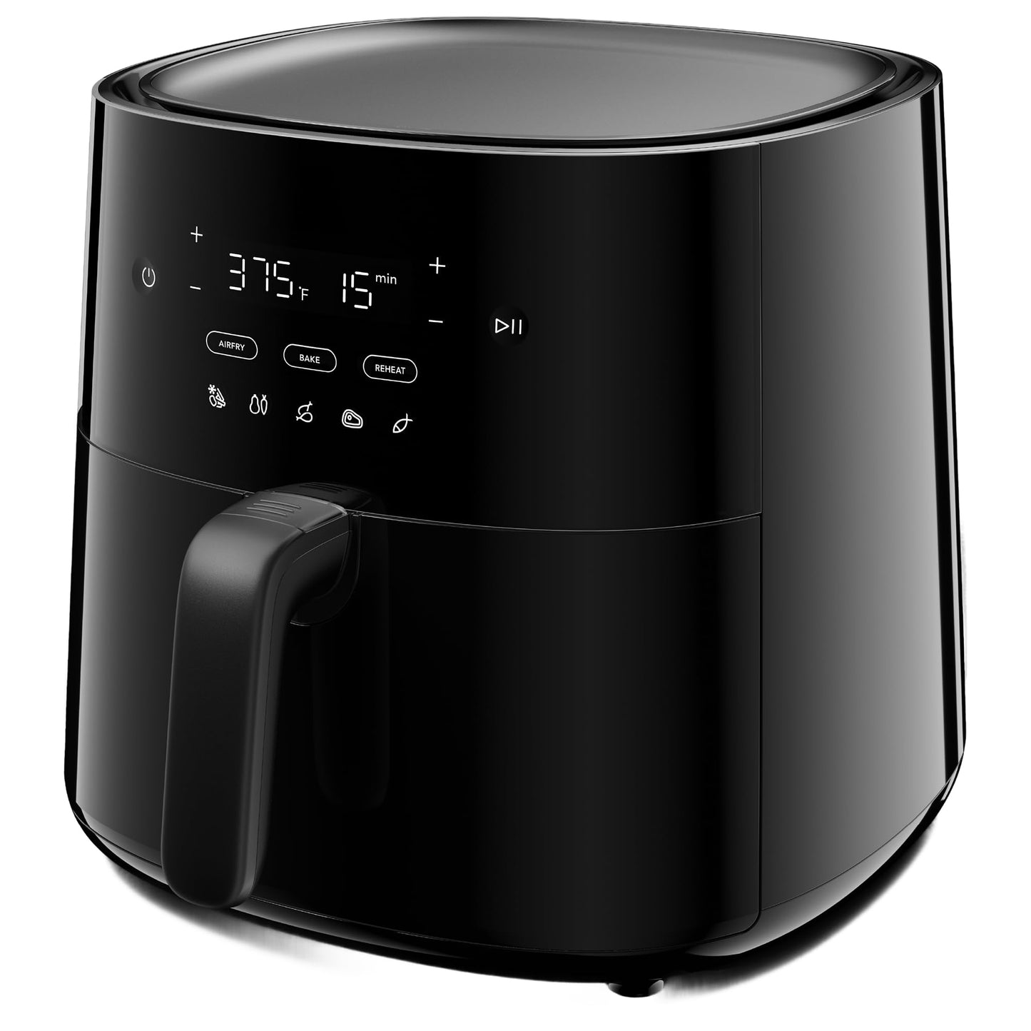 Frigidaire 1 Air Fryer 5/7 Preprogrammed Recipes, Black