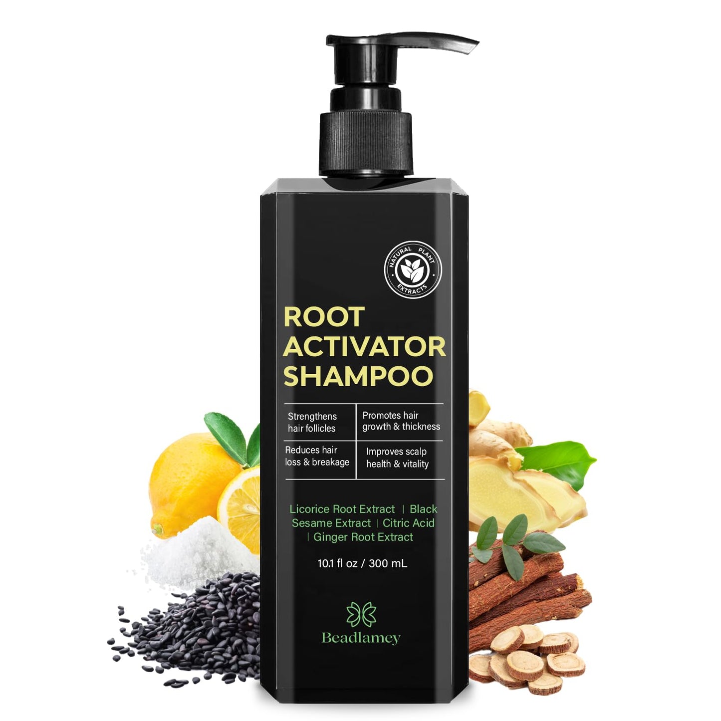 Root Activator Shampoo for Men and Women - Hair Growth Shampoo for Thinning Hair - 10.1 FL OZ