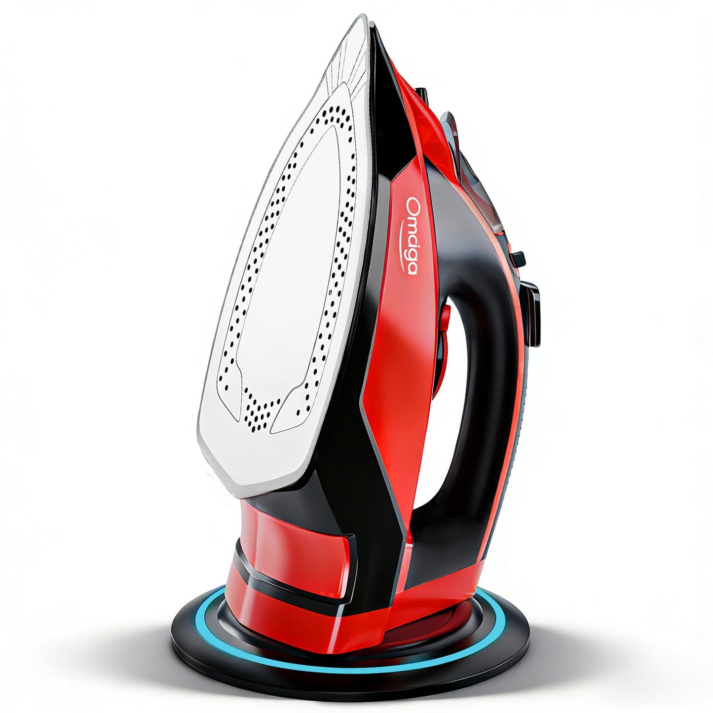 OMAIGA Steam Iron for Clothes, Cordless Clothes Iron for Home