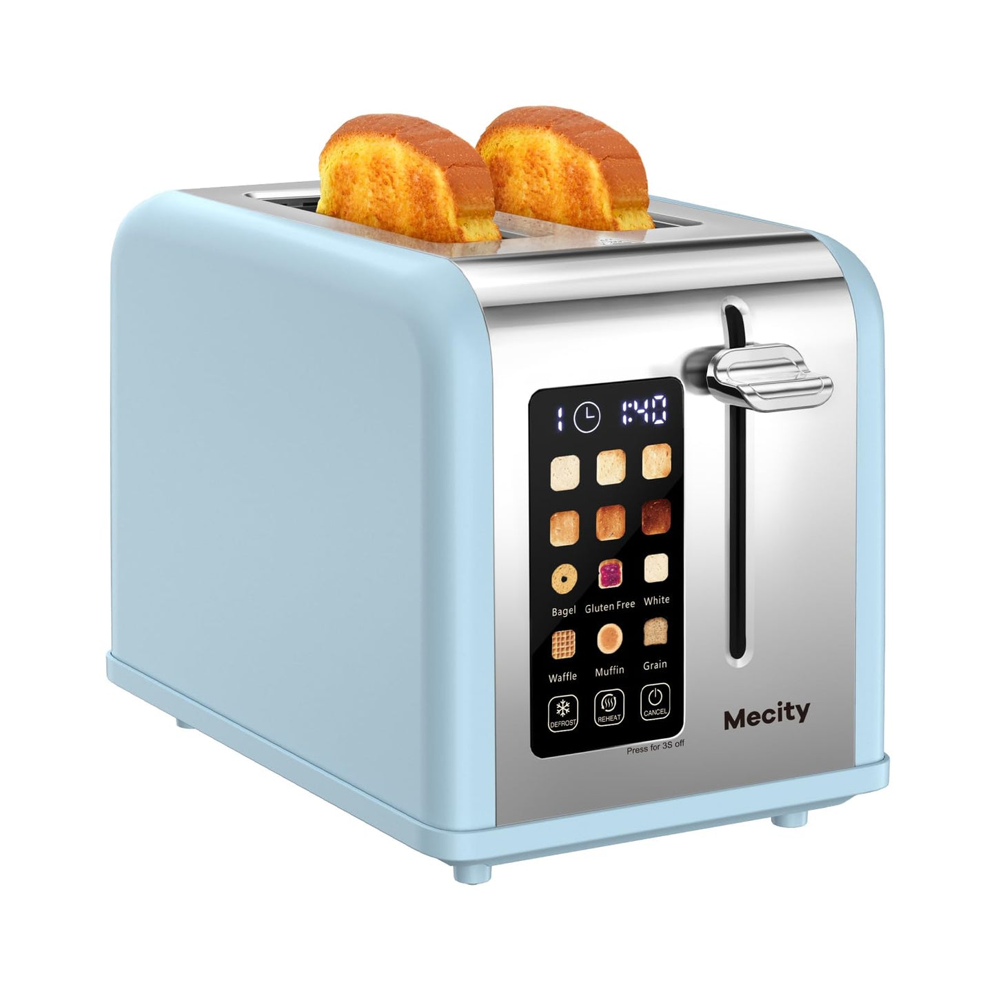 Mecity 2 Slice Toaster Touch Screen