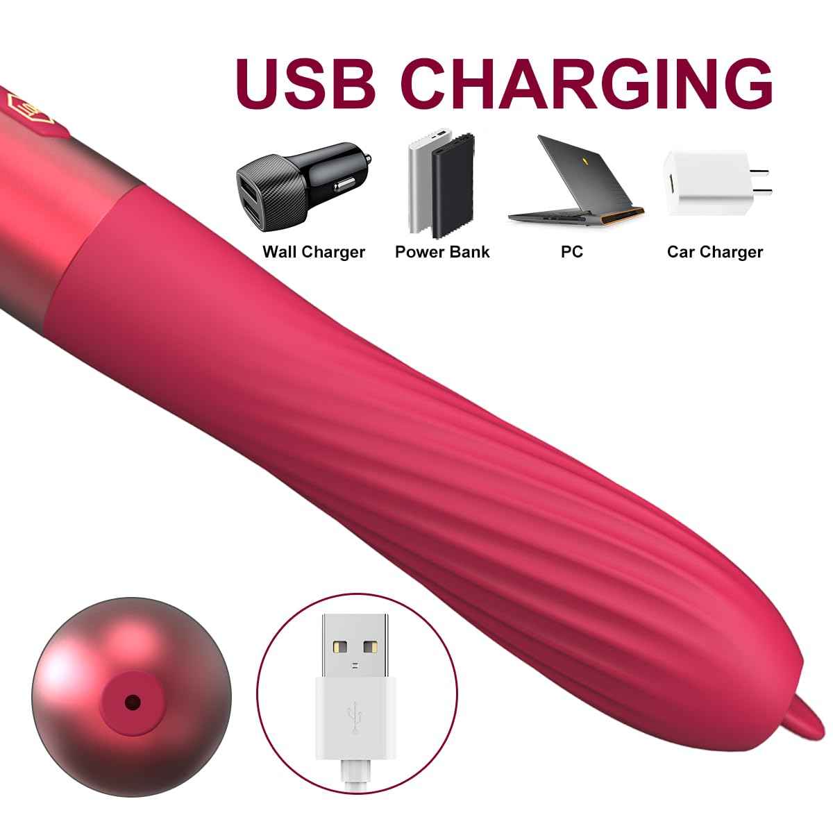 Toys for Women Date Night Adult Tool for Women Today Realistic Quiet Adult Toys Quiet Travel Portable Gifts Fun Toys Powerful 10 Modes Thrusting & Games for Men and Women L03j18J26A35