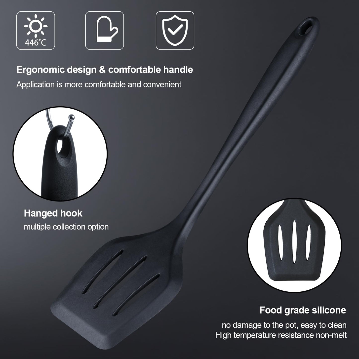 RAXCO Kitchen Utensils Set For Cooking-7 Cooking Utensils,5 Kitchen Utensils,6 Knife set,utensilios de cocina(18-in-1)