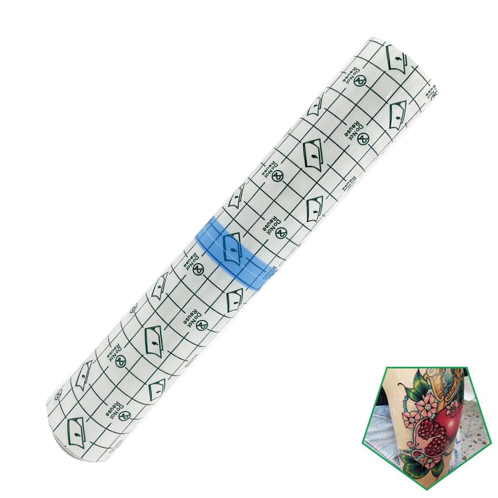 Rayyl 20-Piece Tattoo Practice Skin Kit with Transfer Paper