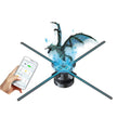 Missyou 3DHologramFan Christmas Tree Display with Bluetooth App & Remote Control Holographic Fan LED Customizable Video Content for Exhibitions Trade Shows Advertisin