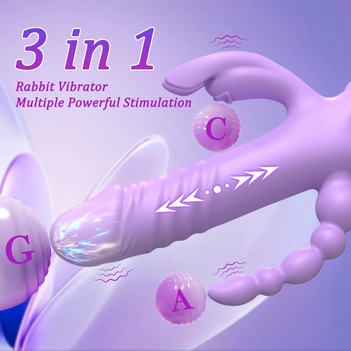 Thrusting Dildo Vibrator