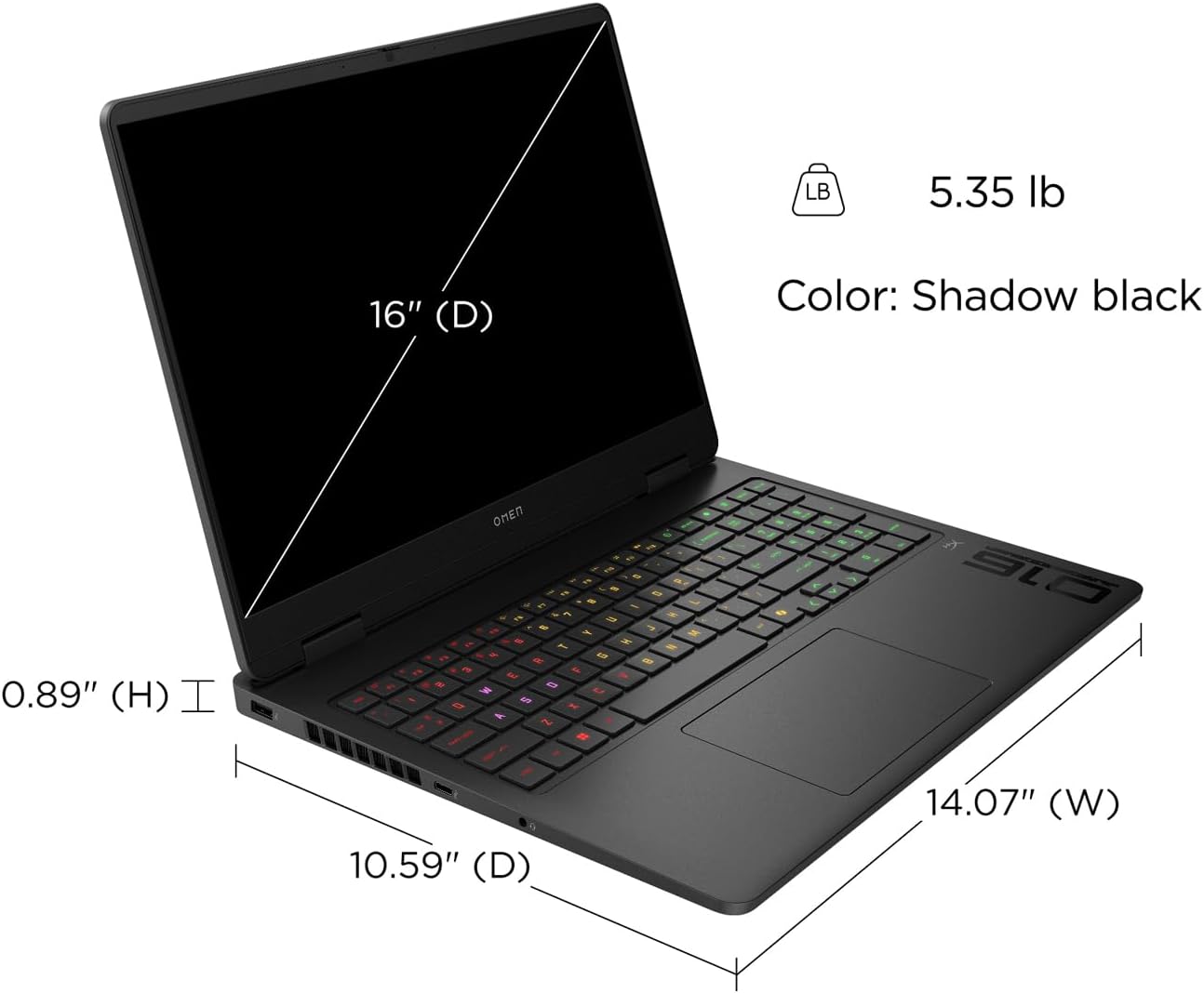 HP Omen 16 Slim Gaming Laptop Intel Core Ultra 9