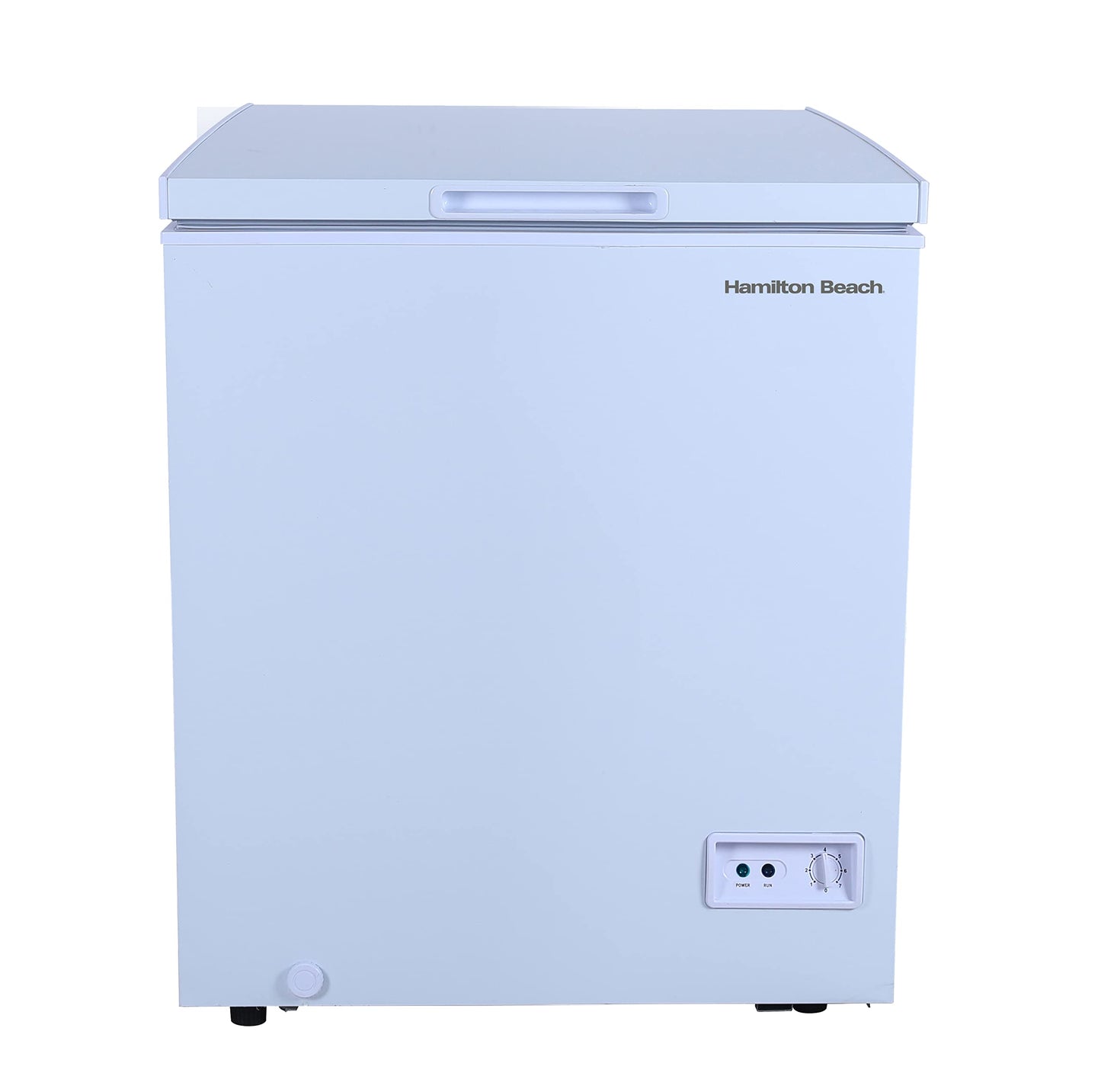 Hamilton Beach HBFRF700-WHITE-COM, Chest Deep Freezer, 7 Cu. Ft. Capacity, Adjustable Thermostat-Removable Vinyl Coated Wire Basket