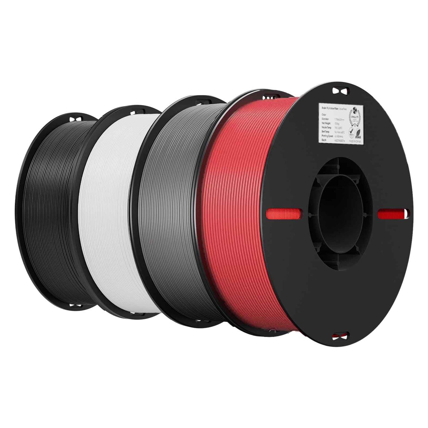 Creality 3D Printer Filament, PLA Filament Bundle for 3D Printing, Ender PLA Filament No-Tangling, Strong Bonding & Overhang Performance, Accuracy +/- 0.02mm