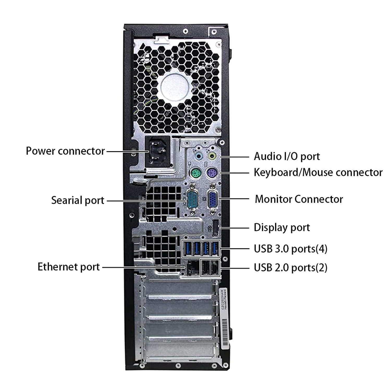 HP Elite Desktop Computer PC, 3.1 GHz, Intel Core i5, 16GB, RAM, 1TB HDD, New 22 inch LED Monitor, RGB Speaker and Keyboard Mouse, WiFi, Windows 11 (Renewed)
